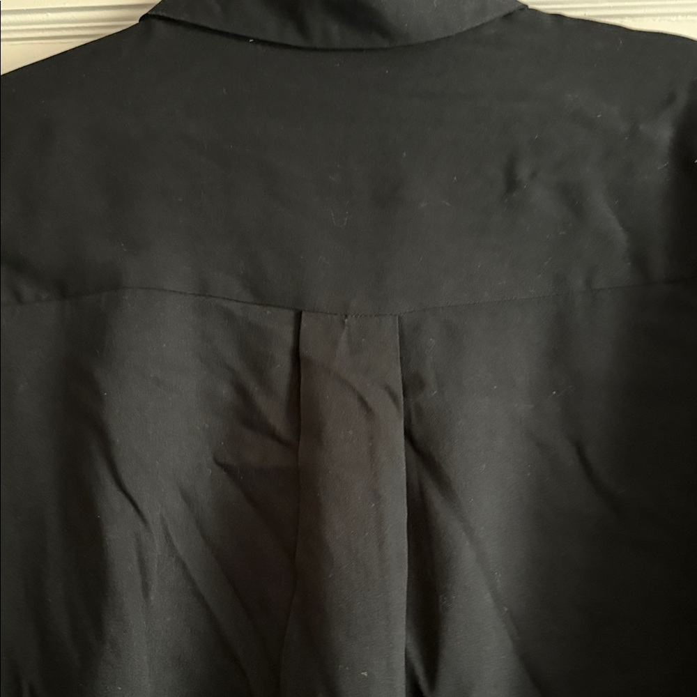 Rose & Olive Black Button Down Shirt - Picture 4 of 4